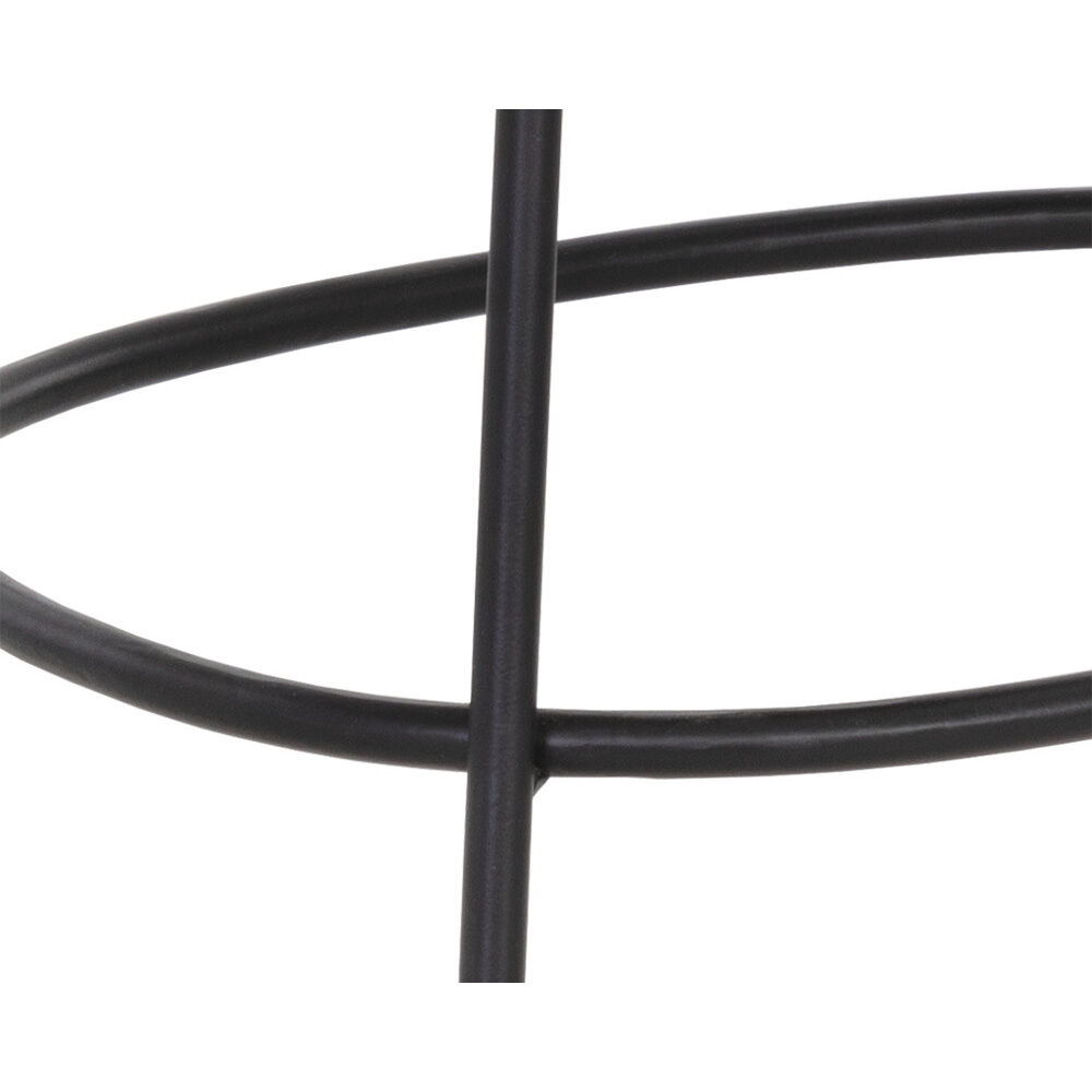 Indra 26.25 inch Natural / Black Counter Stool